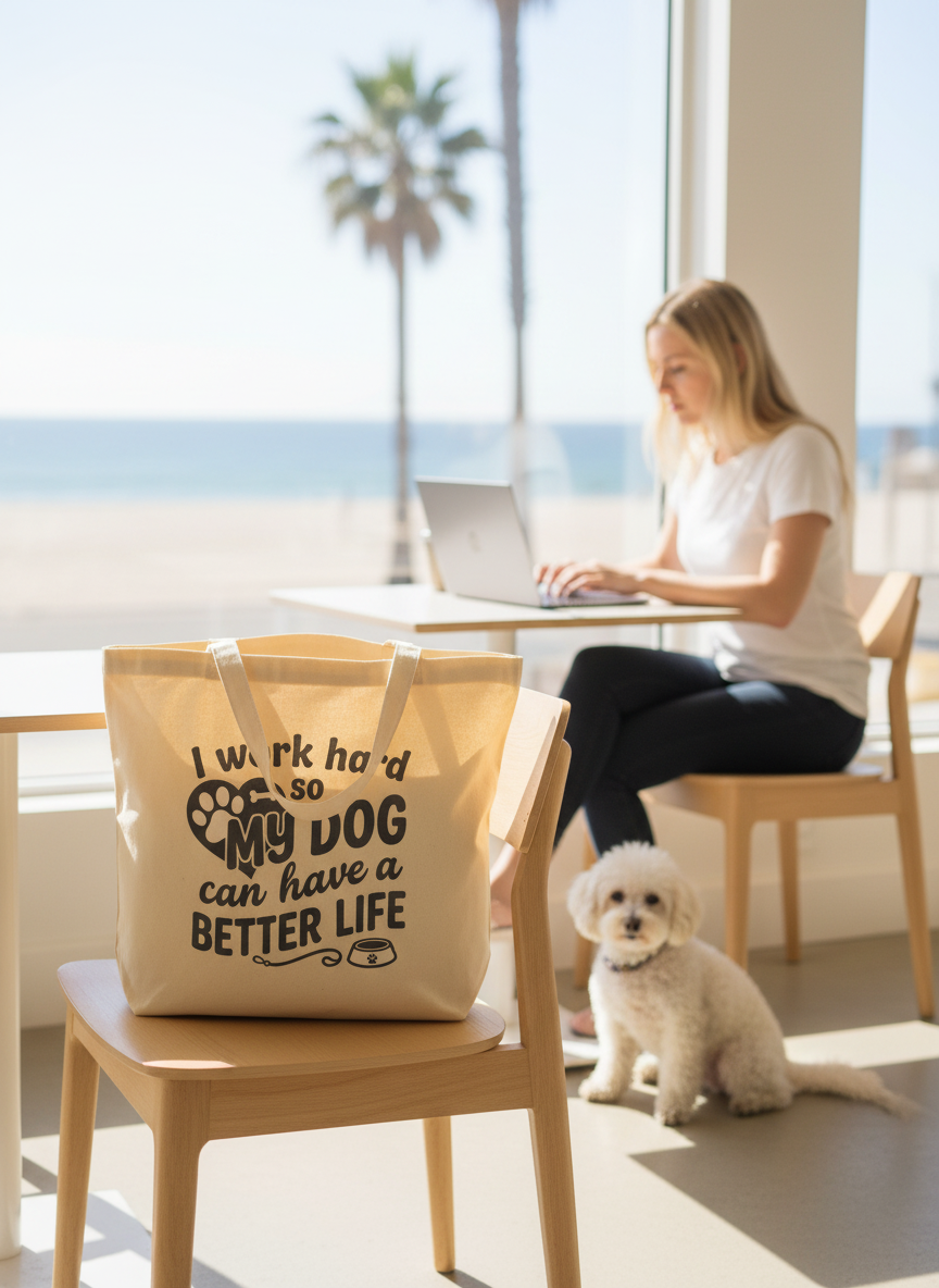 My Dog Better Life Tote