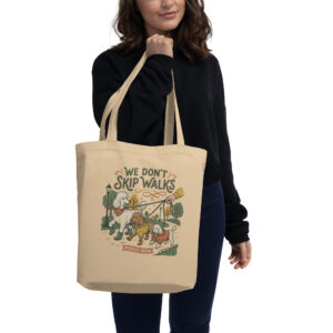 We Don't Skip Walks — Poodle Crew Tote Bag