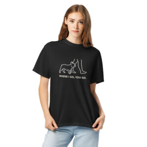 Where I Go, You Go — Line Art Frenchie Tee